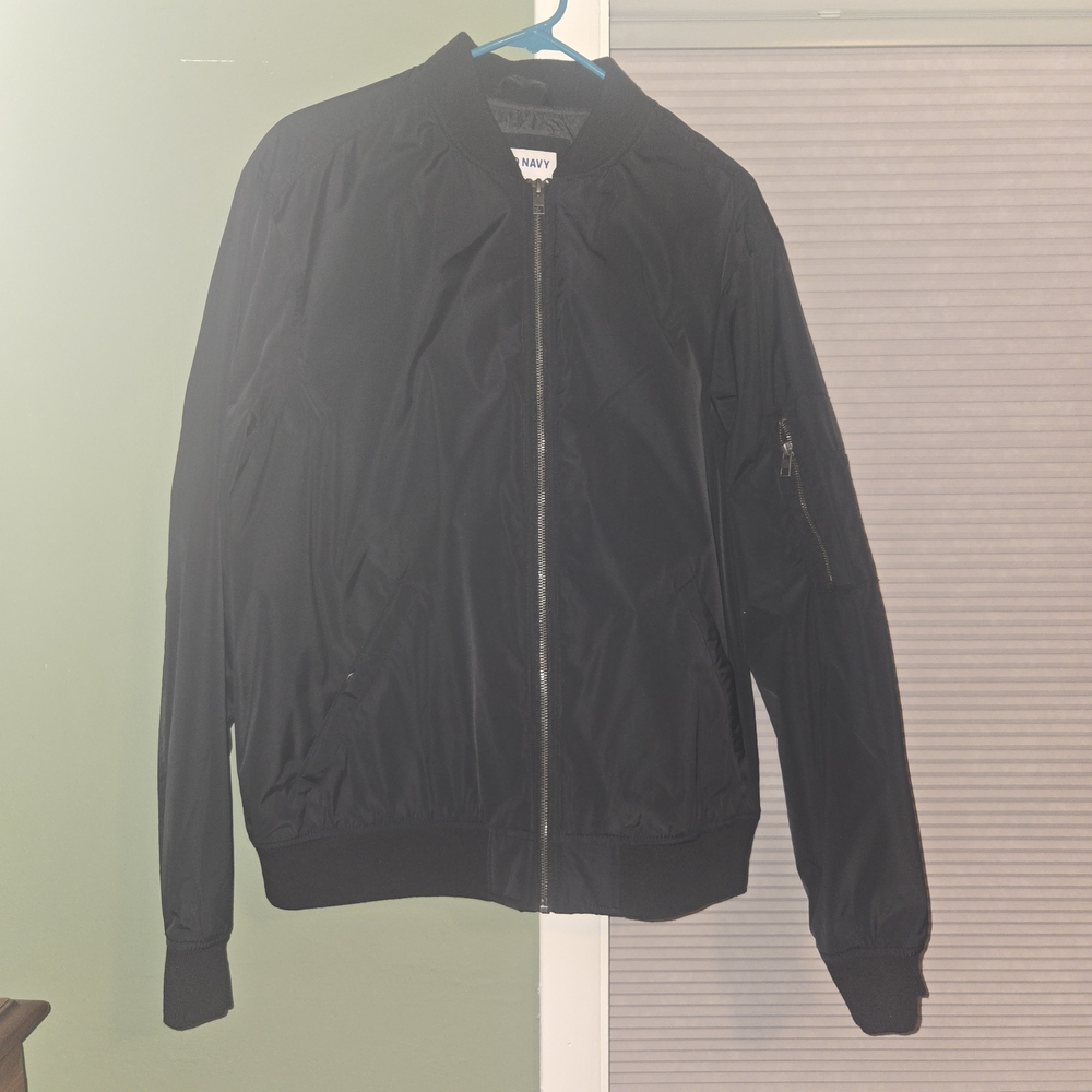 Men's Black Bomber Jacket